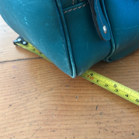 GUCCI Green Leather Satchel With Lock & Key - Picture 11 of 14